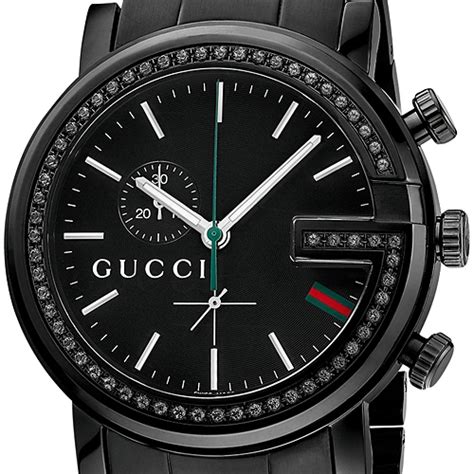 gucci watch gold and black|black Gucci watch with diamonds.